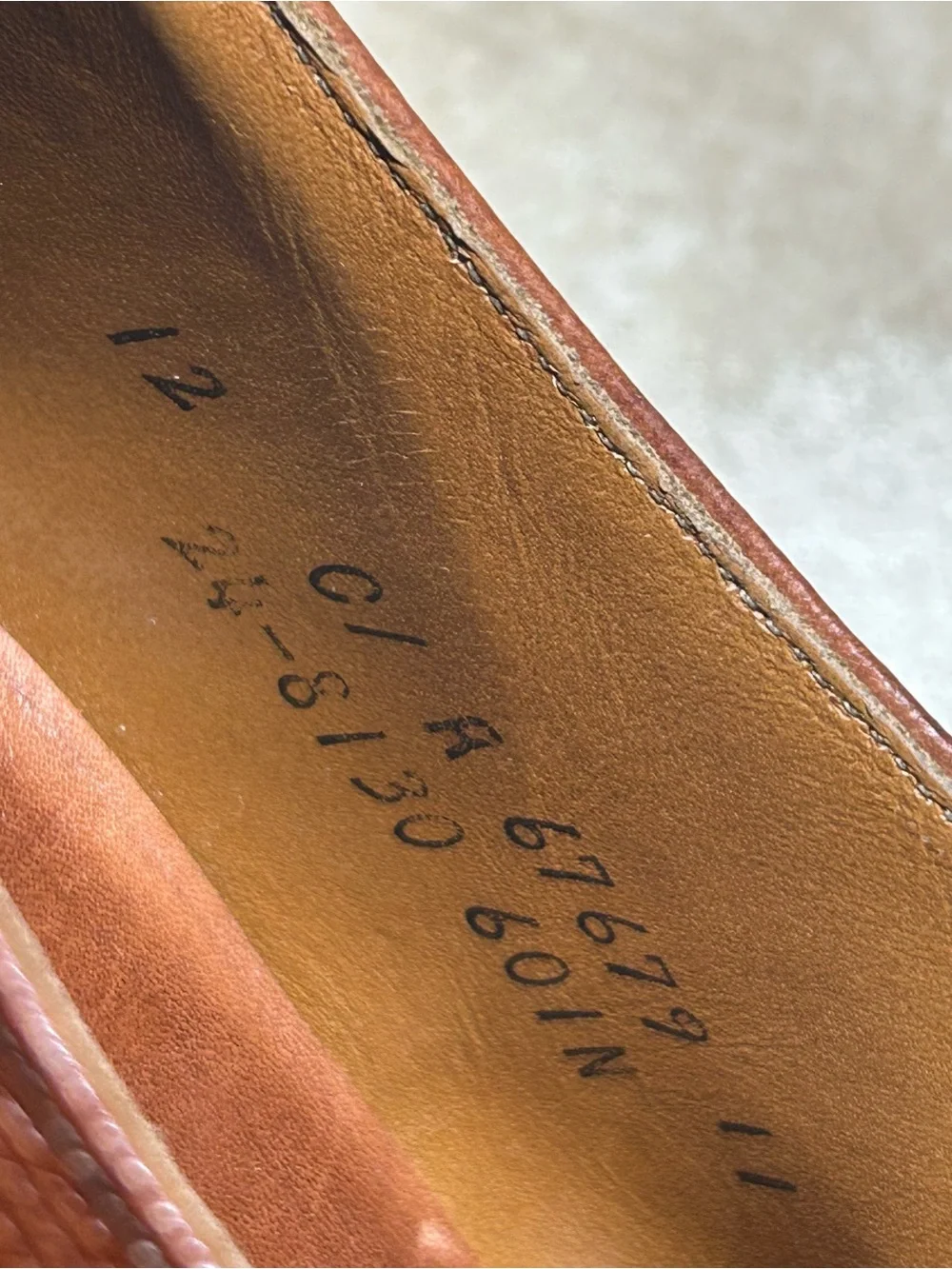 Johnston Murphy Conard Mens Cap Toe Oxford Dress Shoes Size 12N Brown Leather